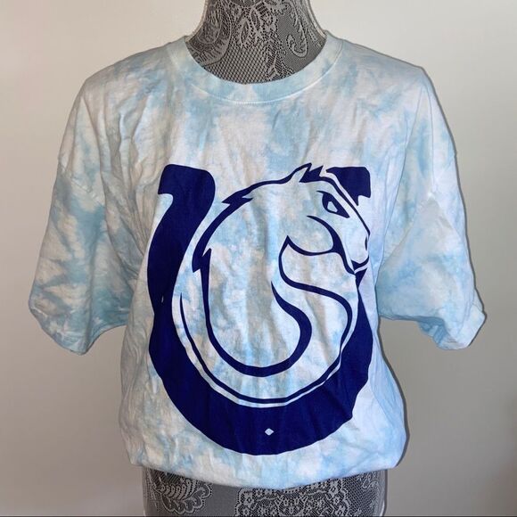 NFL Indianapolis Colts custom tie died graphic T-shirt - Picture 3 of 12
